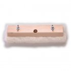 Wood Block, with Genuine Lambskin - 12 inch
